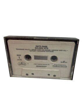 Patti Page "Golden Hits" Vintage 1981 PolyGram Records Audio Cassette Tape